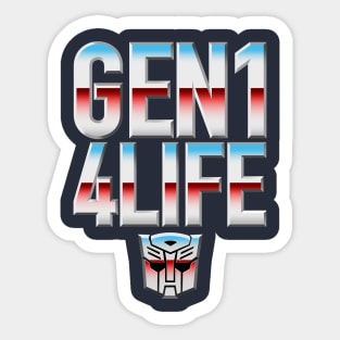 GEN1 4 LIFE - Autobots Sticker